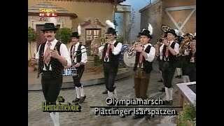 Plattlinger Isarspatzen  Olympiamarsch  1992 [upl. by Natascha918]