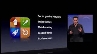 Apple iPhone OS 40  Game Center [upl. by Ahsircal476]