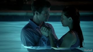 The Originals 1x06 Davina unlinks hayley Elijah holds hayley in the pool [upl. by Nadual697]