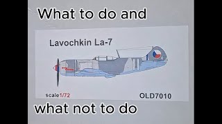 Lavochkin La7 OLD7010 172 full build video [upl. by Bari504]