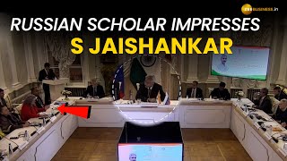 Watch Russian Indologist Wows S Jaishankar with Speech on Ramcharitmanas [upl. by Alistair]