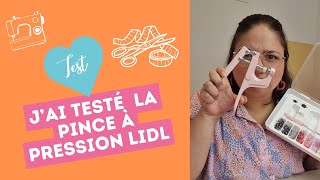 Jai testé la pince à pression de chez Lidl [upl. by Ajat]