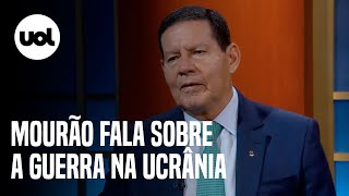 Mourão diz que Brasil condena a guerra na Ucrânia Não está neutro [upl. by Mastat]