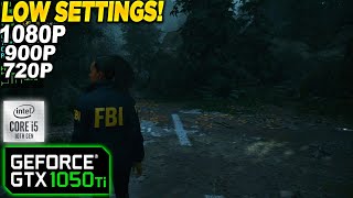 Alan Wake 2 GTX 1050 Tİ  1080p 900p 720p Low [upl. by Ecnerewal]