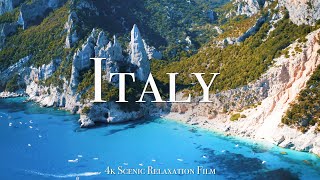 Italy 4K  Scenic Relaxation Film With Calming Music [upl. by Iila]