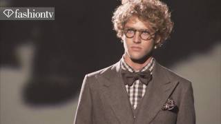 Sergio Corneliani Designer at Work  Mens Fall 2011 Milan Fashion Week  FashionTV  FTVcom [upl. by Napoleon]