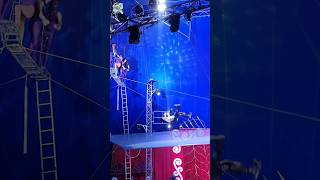 Payaso se cae en un acto con los trapecistas en el Circo de León Gto 😳 [upl. by Adamek885]