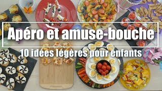 Recette amusebouche facile  10 idées légères pour enfants [upl. by Pepillo]