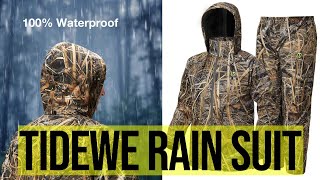 TideWe Rain Suit Review BEST BUDGET SUIT [upl. by Koser]