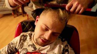 CHAIR MASSAGE  асмр  АСМР UPPER BODY MASSAGE  ASMR MALE MASSAGE  asmr barber anil cakmak [upl. by Corson]