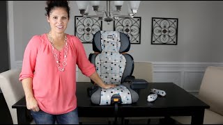 Chicco KidFit Zip Booster Car Seat Review by Baby Gizmo [upl. by Etaner]