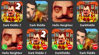 Hello Neighbor  Dark Riddle  Dark Riddle Classic  Hello Neighbor 3  Dark Riddle 2Dark GAME [upl. by Eoz838]