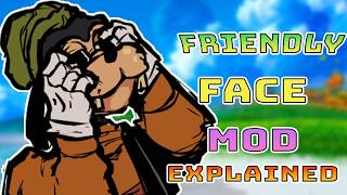 Friendly Face Mod Explained in fnf New Lyric Mod fnflyrics fnf [upl. by Karli]