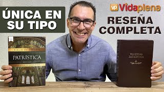 ÚNICA E IRREPETIBLE Biblia de Estudio PATRISTICA  TE VA A GUSTAR 😃😃  RESEÑA COMPLETA [upl. by Ahsienel171]