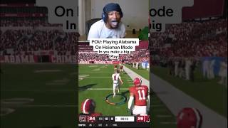 Playing Alabama on Heisman mode is not fair cfb25 collegefootball gaming alabama lamarjackson [upl. by Aznaed]