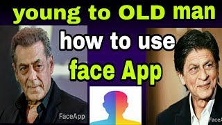 faceapp old face  faceapp gender swap  Face App Viral in playstore  Old Face Maker App  face App [upl. by Airdnna]