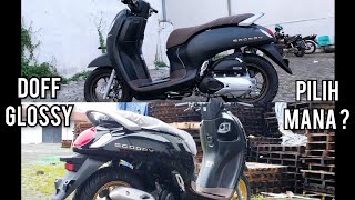 Perbandingan Scoopy Prestige Hitam  GLOSSY amp DOFF  Bagus Yang Mana [upl. by Ahseret]