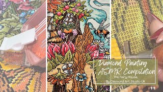 ✨Satisfying ASMR Compilation  Diamond Painting ASMR✨ The Fairy House 🧚‍♀️🍄 [upl. by Kaczer453]