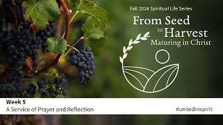 From Seed to Harvest Maturing in Christ  Week 5  A Service of Prayer and Reflection [upl. by Nehepts]