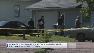 Former Centerville Mayor Charged With Killing 3 In Court Today [upl. by Leatrice]