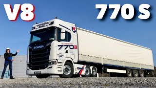 New SCANIA 770 S V8 Loaded Test Drive Truck Review  The New King of the Road [upl. by Garihc]