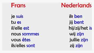 Franse taal oefenen  werkwoord être  tegenwoordige tijd [upl. by Erdei]