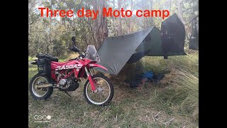 GasGas es700 3 Day Moto camp setup [upl. by Haridan]