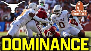 Anthony Hill Silences Doubters  Defensive Line Wreaks Havoc  Texas Longhorns Football  Oklahoma [upl. by Arebma]