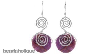 How to Make the Calypso Wire Spiral Earrings [upl. by Annerahs330]