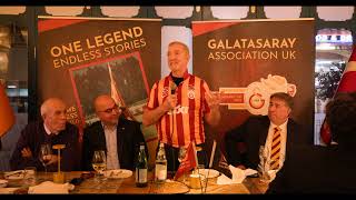 Graeme Souness speech with historic Galatasaray jersey [upl. by Gottfried]