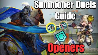 The ULTIMATE Summoner Duels Guide Openers [upl. by Marjy]