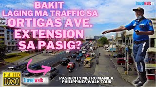 HD ORTIGAS AVENUE EXTENSION  Pasig City Metro Manila  Walk Tour  Philippines [upl. by Stuppy]