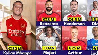 🚨 ALL CONFIRMED WINTER TRANSFER 204✅️ MBAPPE TO ARSENAL KARIM BENZEMA TO MANCHESTER UNITED 🔥 SANCHO [upl. by Nahttam]