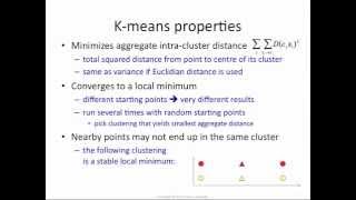 Clustering 5 Kmeans objective and convergence [upl. by Bondon]