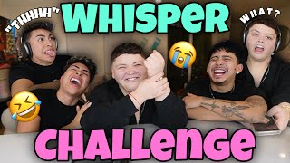 WHISPER CHALLENGE W LOUIE amp BLESIV😭🤣 [upl. by Oicnecserc305]