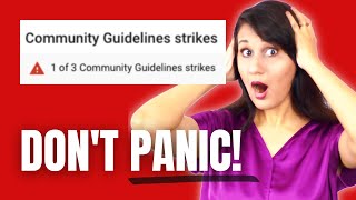 I got a Community Guidelines Strike from YouTube Heres what I did to REMOVE IT [upl. by Deeanne]