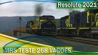 Trem da MRS Locotrol Com 268 Vagões  Renovação No Train Simulator RST 2021 [upl. by Gabriell]