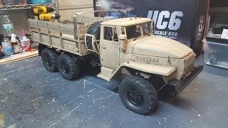 CROSS RC UC6 Ural 6x6 RC Truck Build amp Review Part 4 [upl. by Alset]