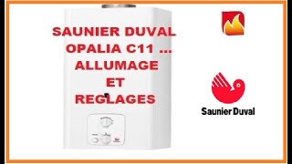 Comment allumer et régler votre chauffe eau Saunier Duval Opalia c11 [upl. by Gibun]