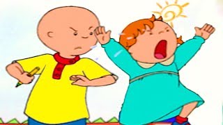 Caillou  Caillou fights with Rosie  Funny Animated cartoons  Videos For Kids [upl. by Odnavres]