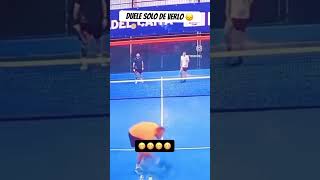 ‼️ OJO ‼️ Duele solo de verlo… cristales rotos en padel 🎾🥎 padelhighlights padelmoments [upl. by Ewall]