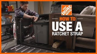 How to Use a Ratchet Strap  The Home Depot [upl. by Carmen]