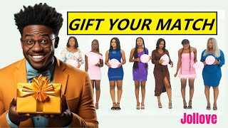 GIFT YOUR MATCH OR POP A BALLOON MALE EDITION  Jollove Dating Show [upl. by Anifur994]