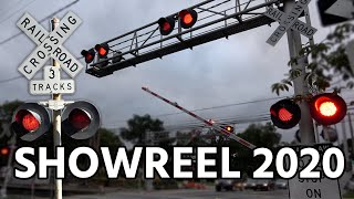 AMERICA  USA RAILWAY CROSSING  SHOWREEL 2020 [upl. by Carothers]