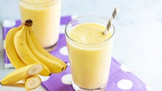 Banana Milkshake in Telugu  2 నిమిషాల్లో బనానా మిల్క్ షేక్ ఇంట్లోనే  Banana recipes [upl. by Kcirevam]