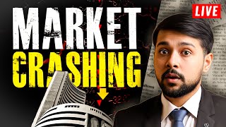 Market Crash Reason You Don’t Know⚠️ Stock Market  NIFTY Crash  SENSEX  Harsh Goela Live [upl. by Coats]