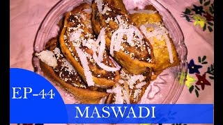 MASWADI  THAPI WADI I Patwadi  Savory Besan Fudge [upl. by Malynda]