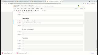 Introduction to biopython bioinfotech python biopython bioinformatics [upl. by Oidualc]