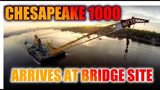 Chesapeake 1000 Arrives for Salvage Operations [upl. by Risser]