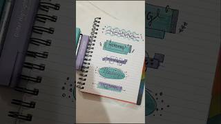 Chapter headings 🍃🦋 heading ideas for notes and journals art drawing painting tutorial shorts [upl. by Teryn]